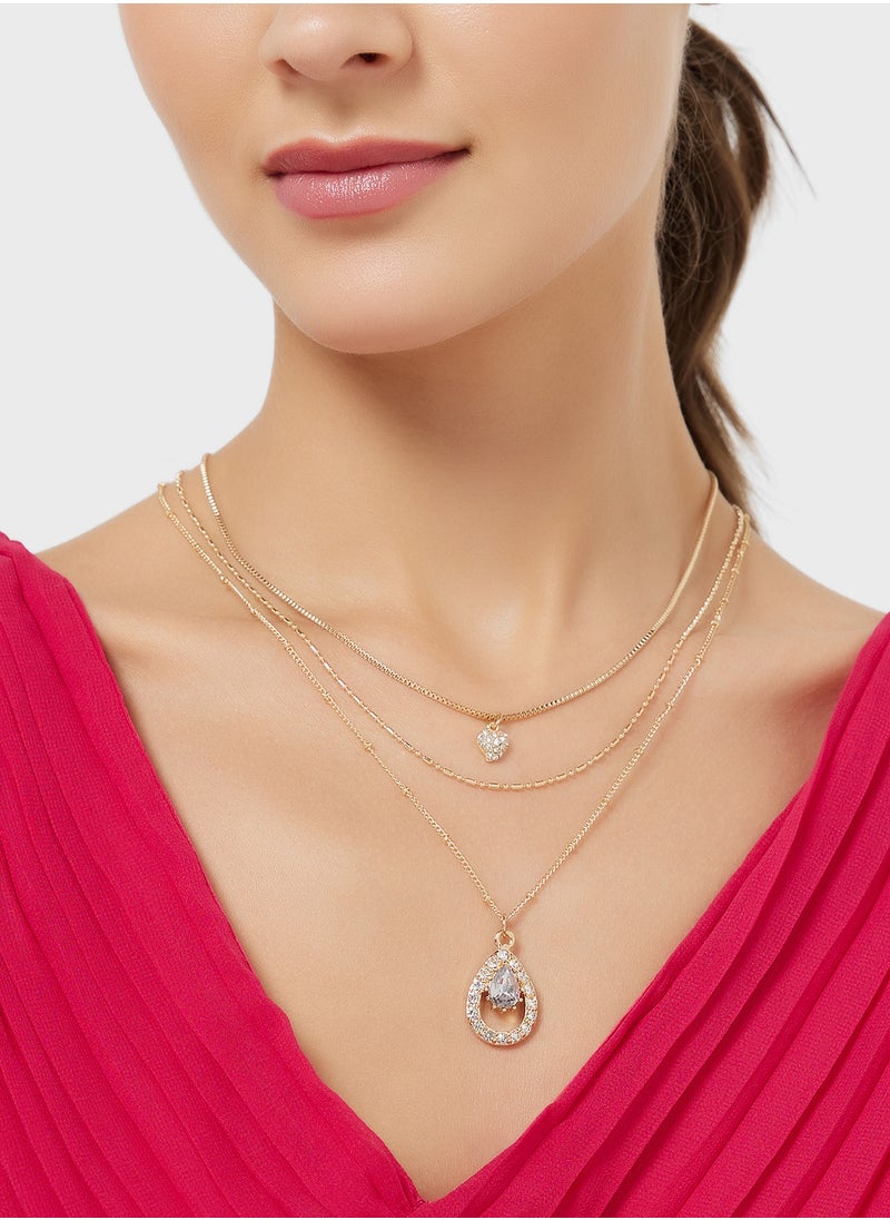 ELLA - 3 Pack Mix Pendant Necklace - Image 1