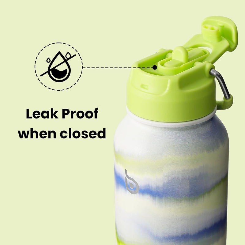 BOTTLE BOTTLE Insulated Water Bottle with Pill Box, 900ml Stainless Steel Sports Water Bottle (Mist) - Image 4