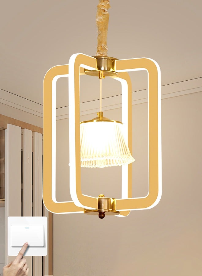 YATAI LIGHTING مصباح معلق LED حديث من YATAI، مصباح معلق ثلاثي الألوان 96 وات، مصباح معلق من الأكريليك، مصباح ثريا LED لطاولة الطعام والمطعم والمطبخ  - Image 1