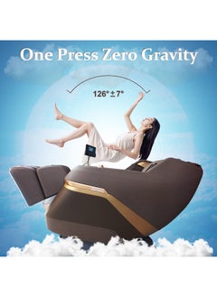 ZEITAKU Premium Full Body Massage Chair CHIRU with Zero Gravity Recline, 21 Auto Wellness Programs, 10 Fixed Massages, Magnetic Therapy, Foot Reflexology, Carbon Fiber Heating, Bluetooth Speakers & LCD Controller  - Image 3