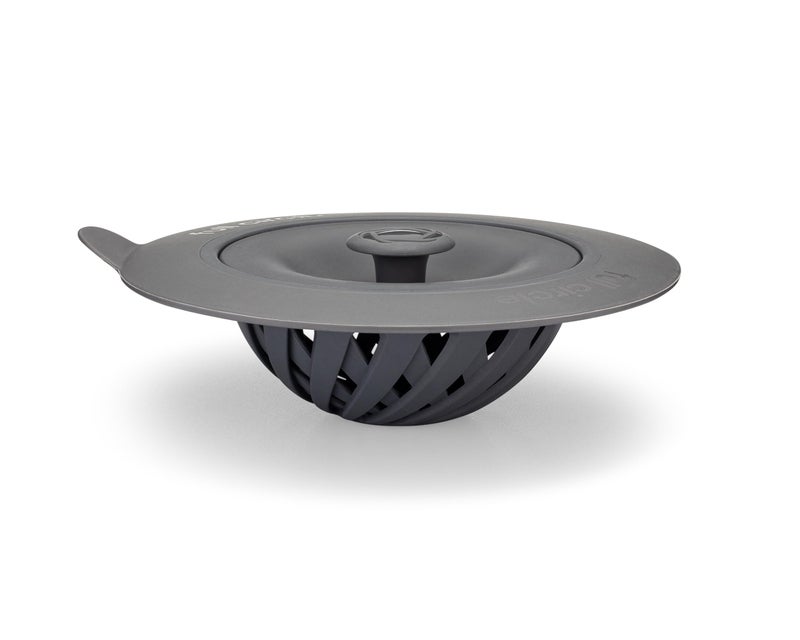 Full Circle Sinksational Sink Strainer with Stopper Gray