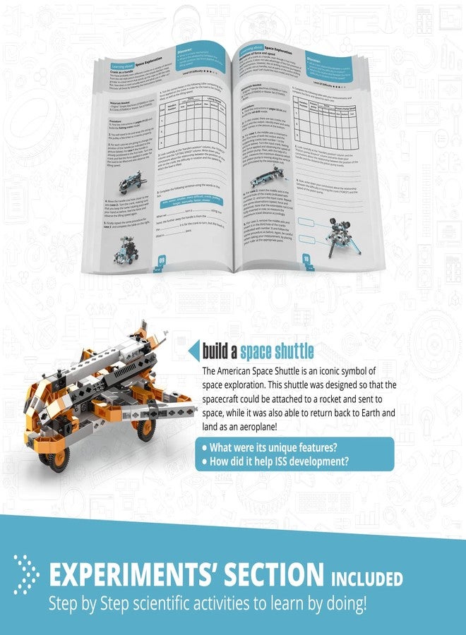 Engino STEM Kit, Astronomy Travelling to Space, Building Toys for Kids 9+, STEM Projects, Learning & Education Toys, Engineering Kit, Gifts for Boys & Girls (6 Model Options) - Image 5