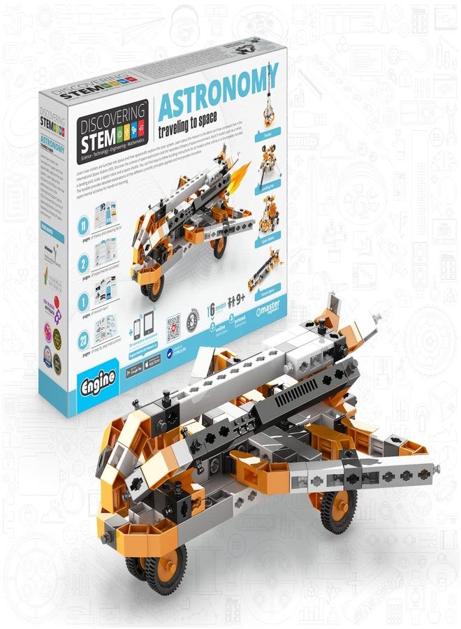 Engino STEM Kit, Astronomy Travelling to Space, Building Toys for Kids 9+, STEM Projects, Learning & Education Toys, Engineering Kit, Gifts for Boys & Girls (6 Model Options) - Image 1