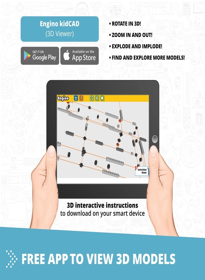 Engino STEM Kit, Astronomy Travelling to Space, Building Toys for Kids 9+, STEM Projects, Learning & Education Toys, Engineering Kit, Gifts for Boys & Girls (6 Model Options) - Image 4