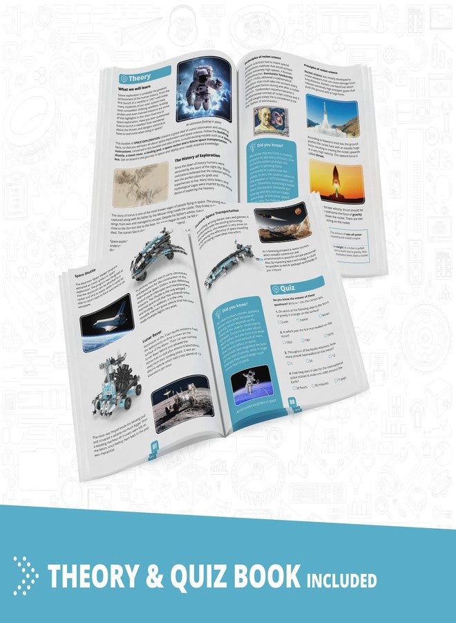 Engino STEM Kit, Astronomy Travelling to Space, Building Toys for Kids 9+, STEM Projects, Learning & Education Toys, Engineering Kit, Gifts for Boys & Girls (6 Model Options) - Image 3