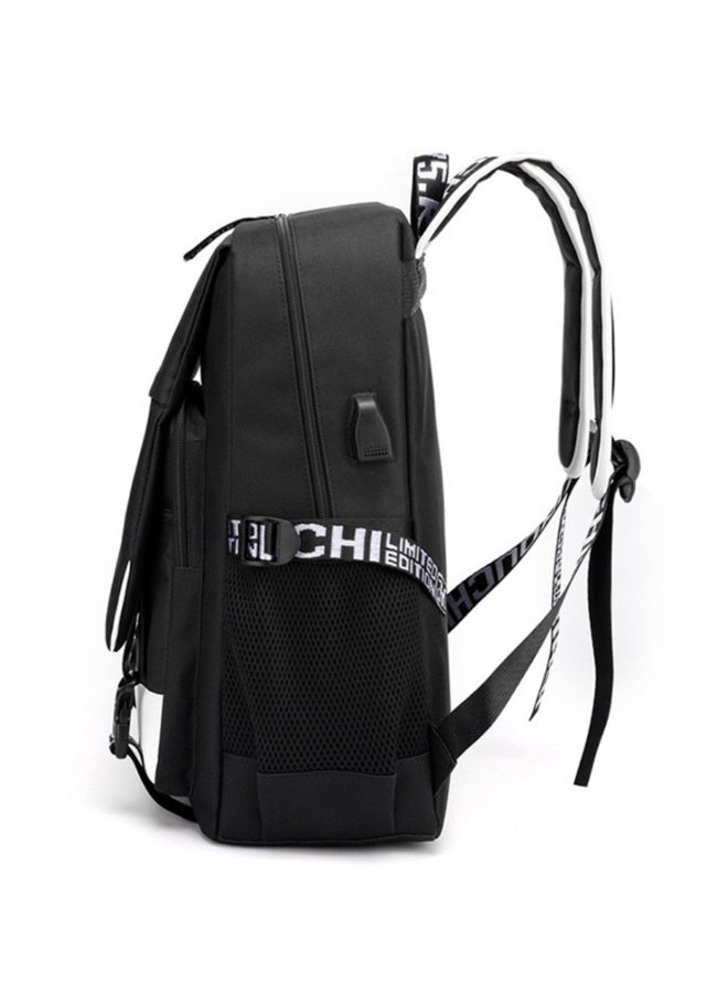 Boys and Girls Backpack Children's Primary School Bag Primary School Junior High School Bag Teen Sturdy Waterproof Lightweight Durable Gift Black - Image 3