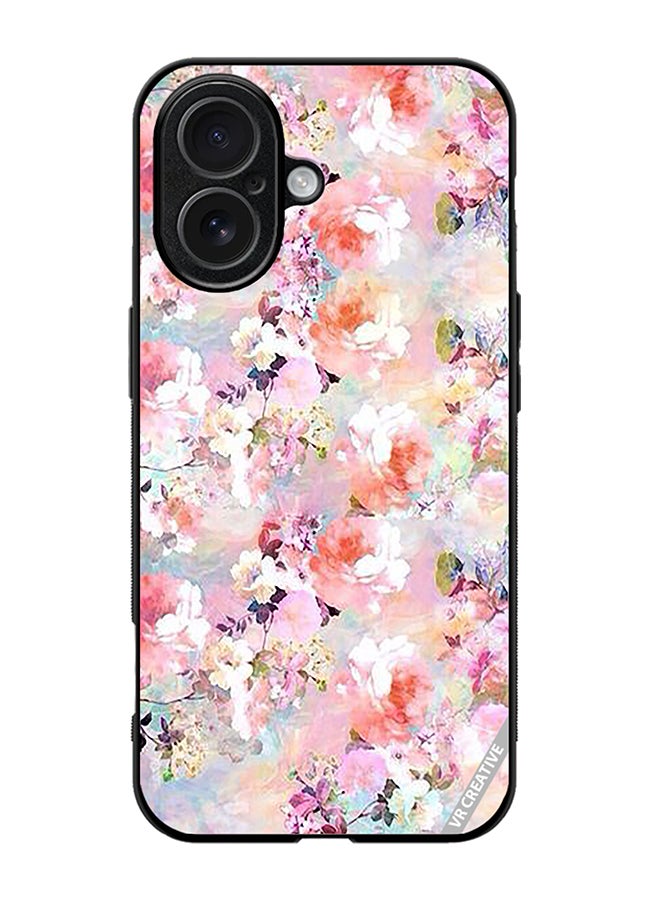 VR CREATIVE Protective Case Cover For Apple iPhone 17 Flower Design Multicolour