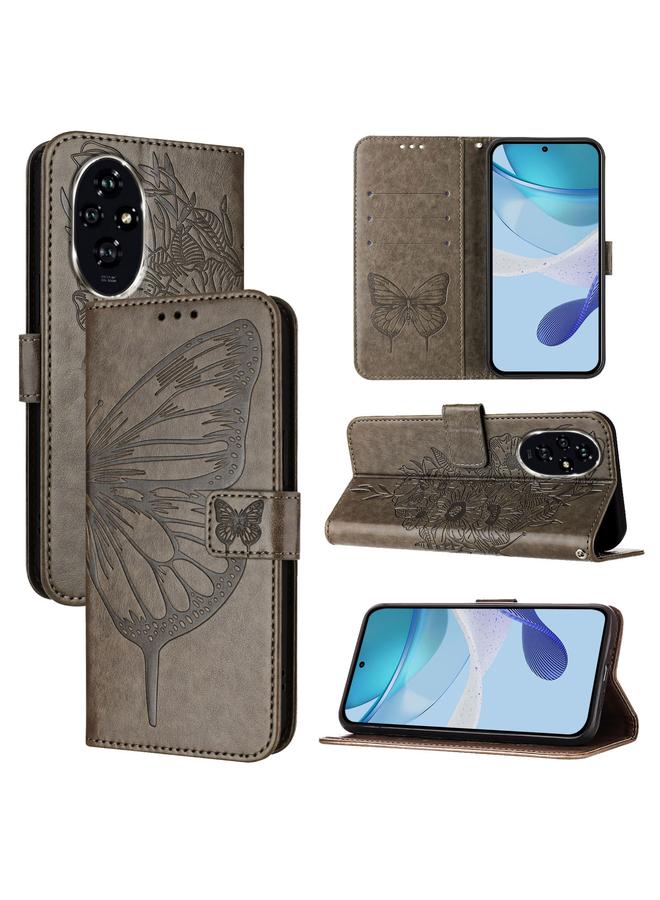 S-TOP Case For Honor 200 Embossed Butterfly Leather Phone Case - Image 1