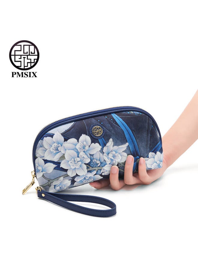 Pmsix Mother's Gift, Practical Silk Clutch For Middle-aged Women, Fashionable Large-capacity Phone Bag - Image 5