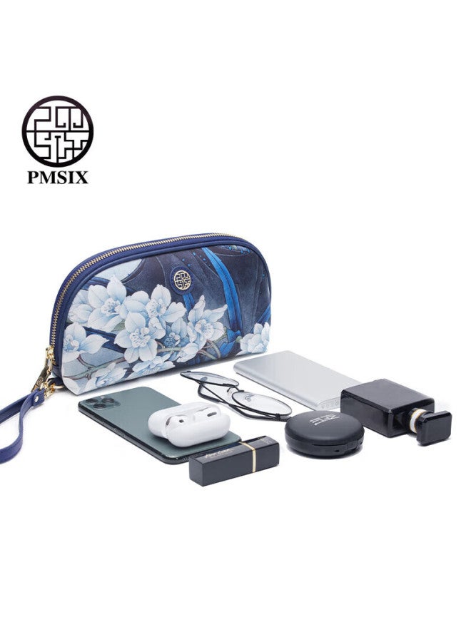 Pmsix Mother's Gift, Practical Silk Clutch For Middle-aged Women, Fashionable Large-capacity Phone Bag - Image 3