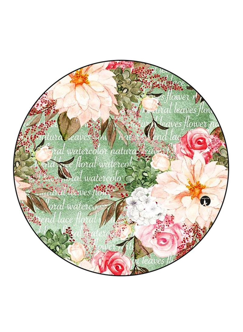RKN Flowers Printed Mouse Pad Multicolour