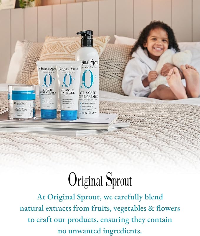 Original Sprout Hair Detangling Spray Original Sprout Miracle Detangler Spray for Babies Children Quick Release Formula Infused with Calendula Rosemary Jojoba Protein for Silky Smooth Hair 354ml