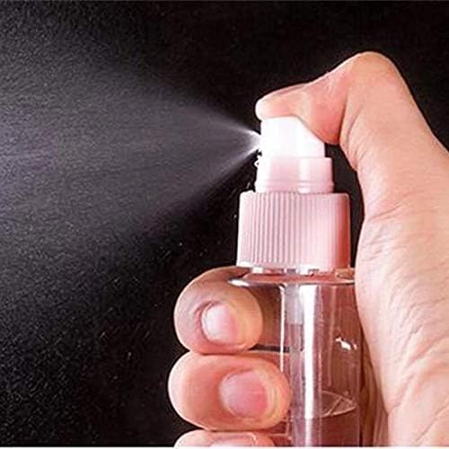 LEKORED Multipurpose Travel Cosmetics Bottles Set Plastic Transparent Small Empty Perfume Spray Bottle Travel Spray Bottle for Makeup Skin Care Lotion Case Container Bottle Toiletries Liquid Perfume - Image 5