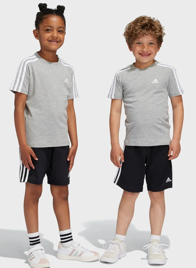 adidas تيشيرت للأطفال مزين بـ 3 خطوط