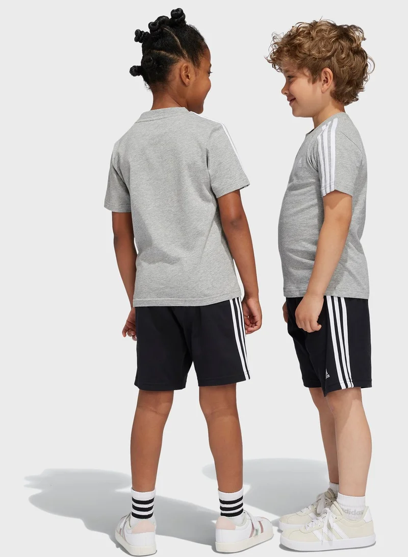 adidas تيشيرت للأطفال مزين بـ 3 خطوط