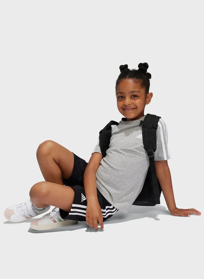 adidas تيشيرت للأطفال مزين بـ 3 خطوط