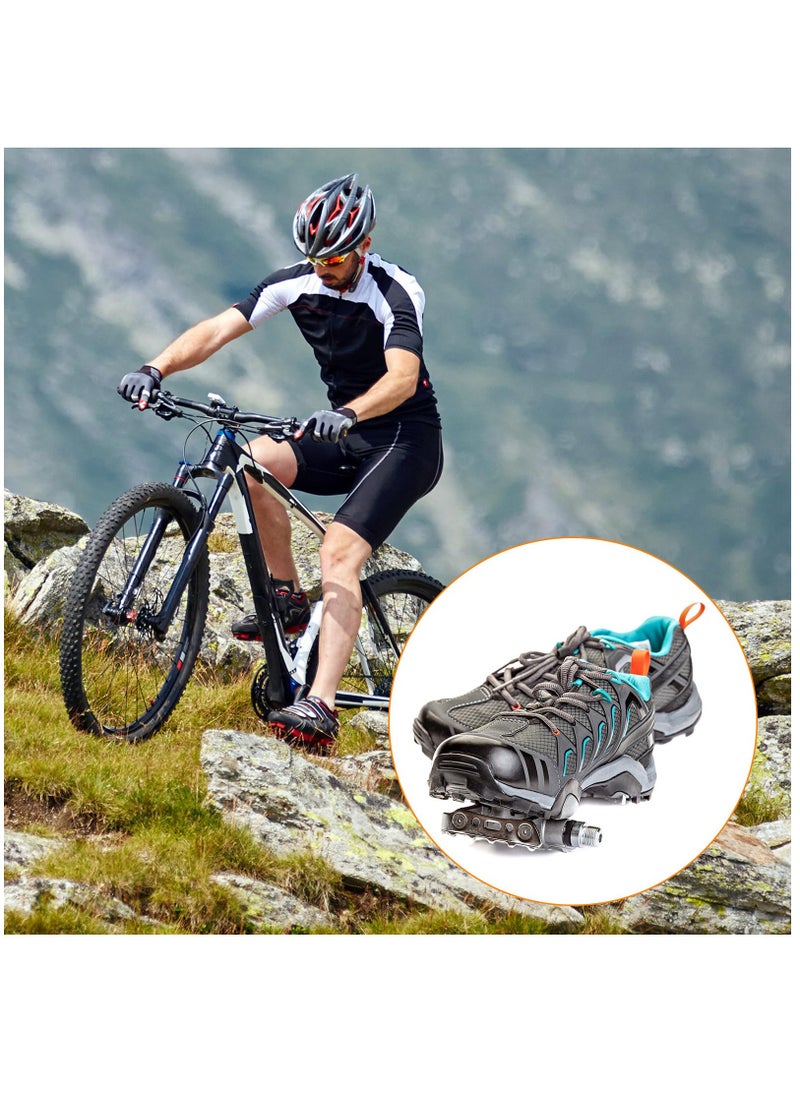 Generic - 4 Pcs Bicycle Cleats with 2 Hex Wrenches for MTB Shoes, Compatible with Eggbeater, Candy, Mallet, and Smarty Pedals - Perfect for Cycling Enthusiasts! - Image 1
