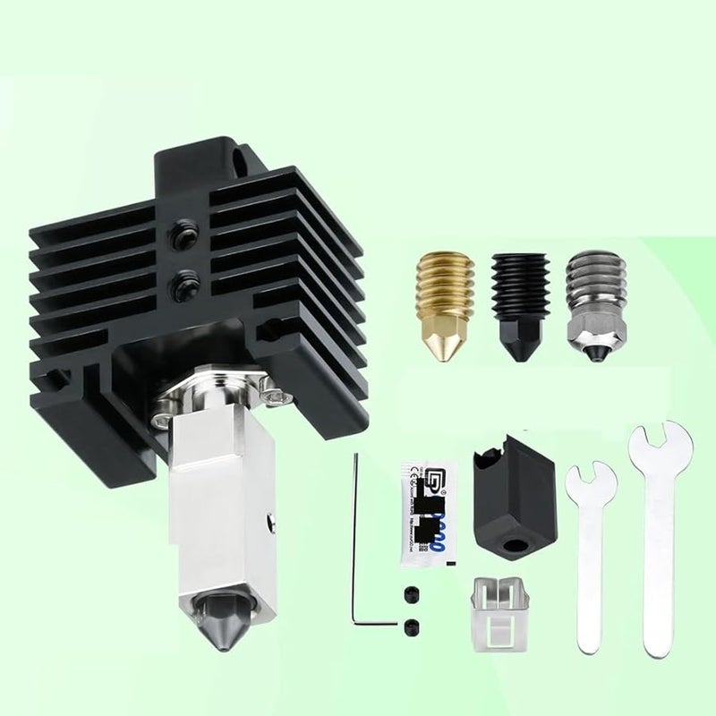 Bimetallic 0 4mm 2pcs High Flow Hotend Heating Block Upgrade for Bamboo Lab X1 X1C P1P P1S - Image 3