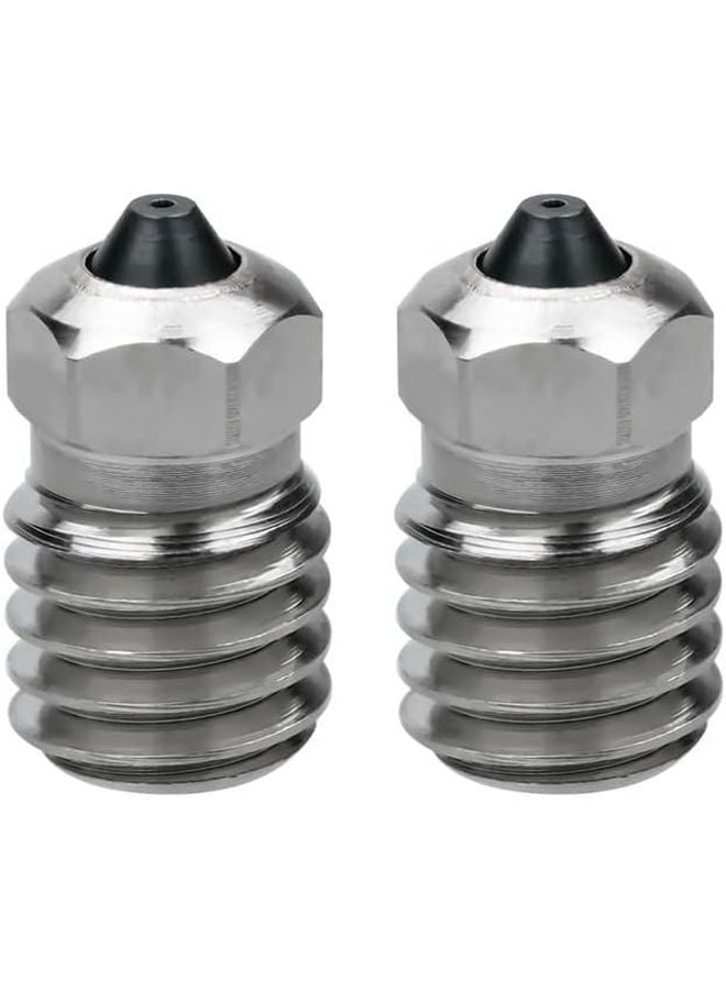 Bimetallic 0 4mm 2pcs High Flow Hotend Heating Block Upgrade for Bamboo Lab X1 X1C P1P P1S - Image 2