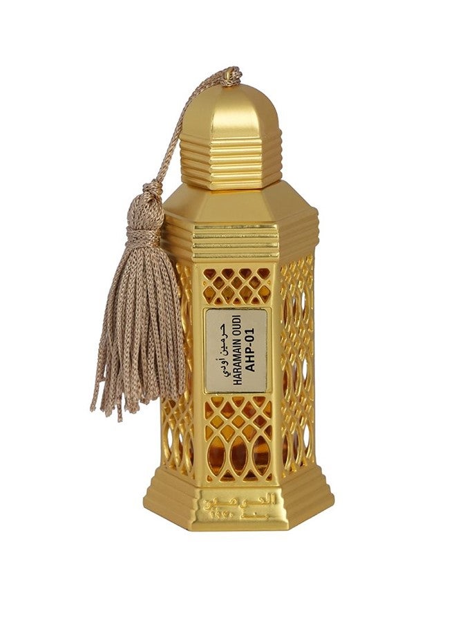 Al Haramain Haramain Oudi, Amber & Wardi Luxurious Set of 3 Concentrated Perfume Oils (12ml Each) | Long-Lasting Arabian Attar Collection for Men and Women - Image 2