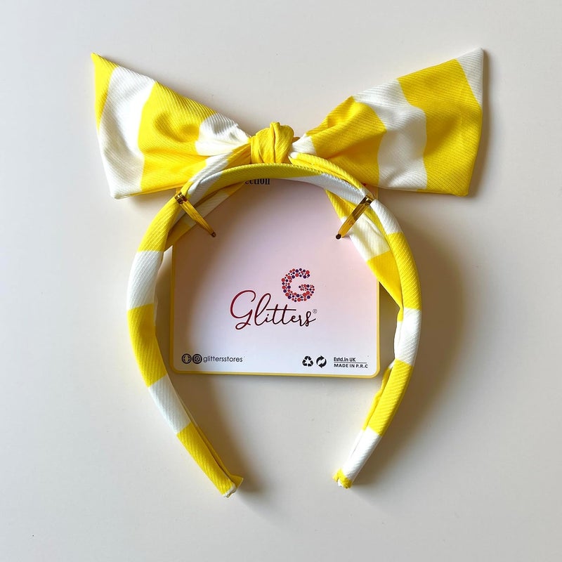 GLITTERS Trendy and Stylish Sunny Stripes Hairband for Kids and Girls - Image 4
