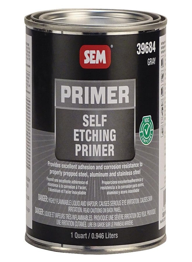 SEM 39684 Self Etching Primer, Gray, Quart