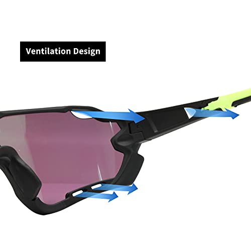 EnzoDate Cycling Polarized Goggles with 3 Lenses for Mountain Bike ATV Outdoor Sports Sunglasses MTB Eyewear - Image 5