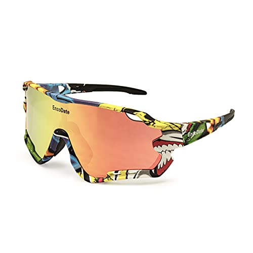 EnzoDate Cycling Polarized Goggles with 3 Lenses for Mountain Bike ATV Outdoor Sports Sunglasses MTB Eyewear - Image 1