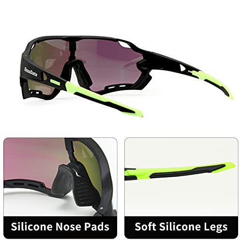 EnzoDate Cycling Polarized Goggles with 3 Lenses for Mountain Bike ATV Outdoor Sports Sunglasses MTB Eyewear - Image 4