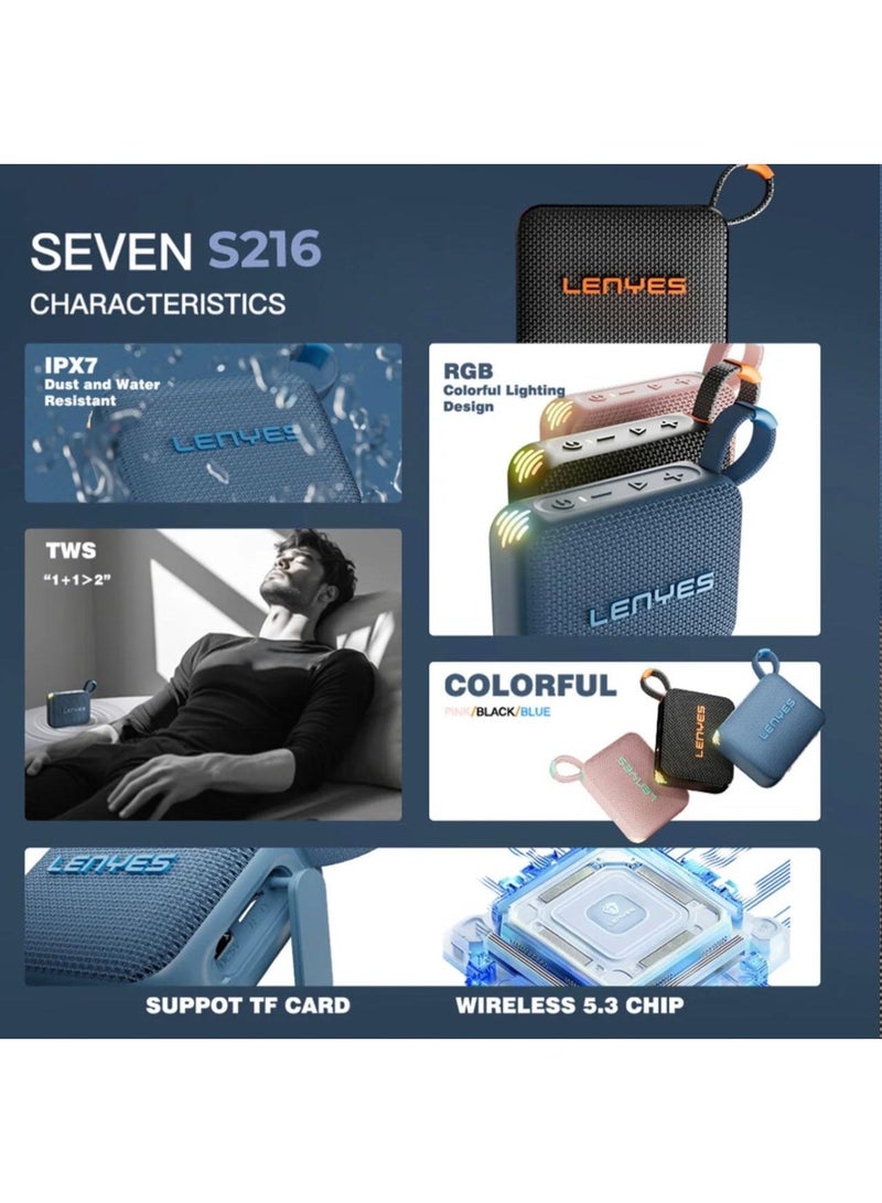 Lenyes Outdoor Wireless Speaker S216 - Image 3