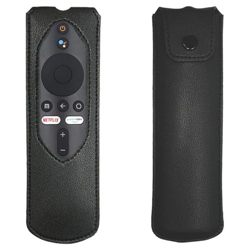 Zaoma Protective Case for Mi Led TV 4A Pro Remote Control (32" / 43" / 55") - Premium PU Leather Cover Holder, Black - Image 1