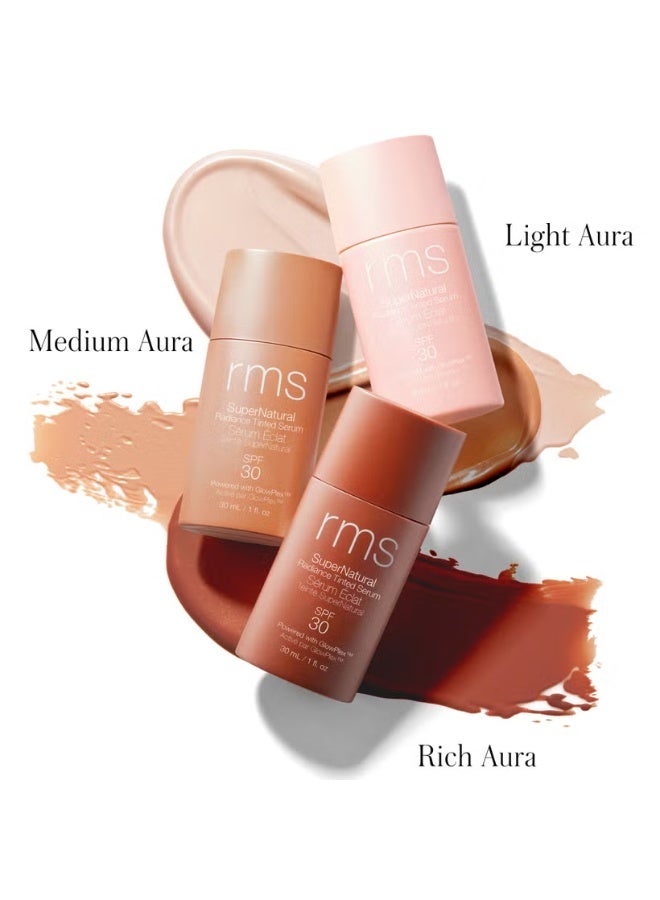 آر إم إس بيوتي سيروم RMS Beauty SuperNatural Radiance Tinted مع عامل حماية من الشمس 30 - هالة فاتحة - Image 3