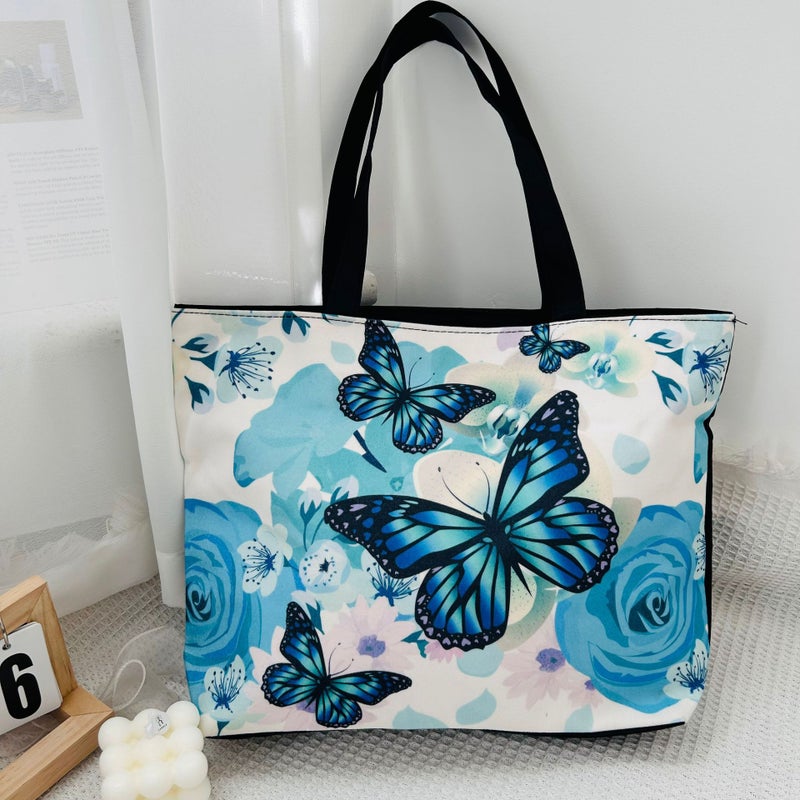 Supply New Sublimation Canvas Bag Fashion Stamping Large Capacity Tote Canvas Bag Shoulder Women'S Bag - Image 5