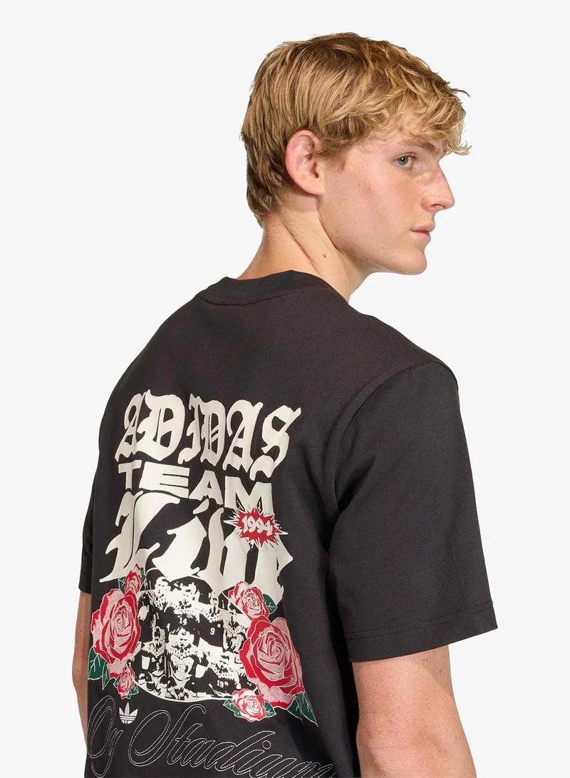 Adidas Originals BLACK Graphic T-Shirt for Men | Best Price UAE