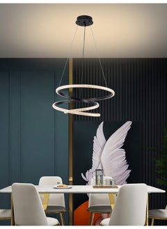 Best Power Modern Acrylic LED Chandelier Ceiling Light 6224 - 3 Lighting Levels, 90cm Adjustable Length, 110Watt, Elegant LED Lighting for Living Room, Dining Room, and Bedroom  - Image 1