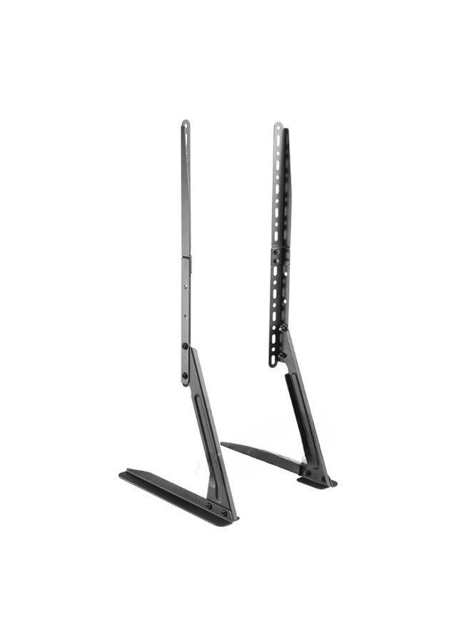 سكيل تك حامل تلفاز طاولة مع قاعدة تثبيت وقاعدة وساق لتلفزيون LCD LED OLED مقاس 32 و37 و40 و55 و60 و65 و70 و75 بوصة لتلفزيون سامسونج وإل جي وسوني باللون الأسود - Image 3