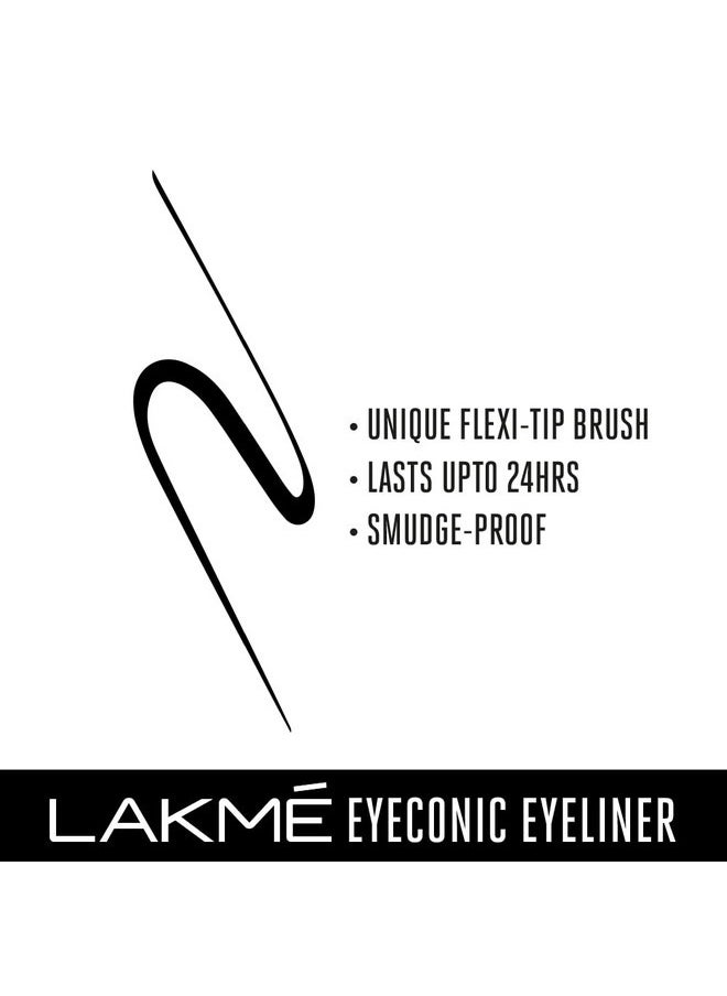 Eyeconic Liquid Eyeliner Black Matte Finish 4.5 Ml