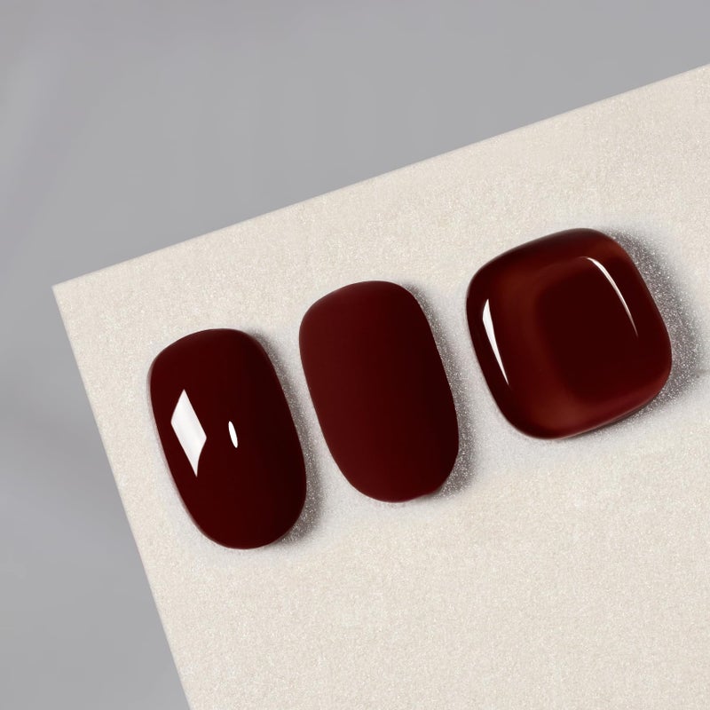 MAYCHAO 15ML Gel Nail Polish 1Pc Deep Cherry Red Nail Polish Soak Off UV LED Blood Red Nail Gel Polish Nail Art Starter Manicure Salon DIY at Home, 0.5 OZ - Image 5