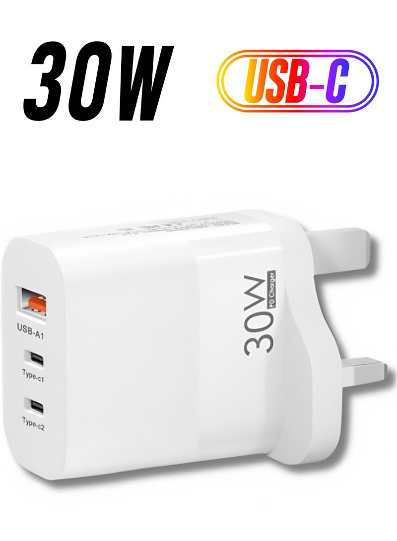 Denx "White Dual PD Port Wall Charger by DENX: Model M/DX222" - Image 1
