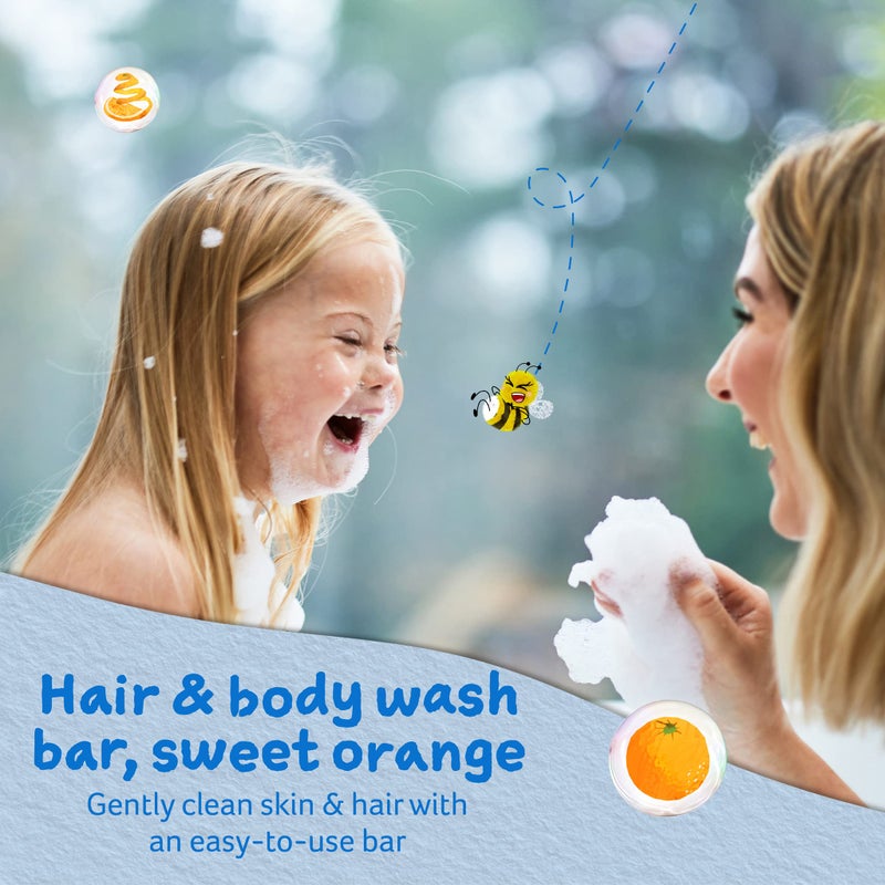 BOON Childs Farm | Kids Hair and Body Wash Bar 60g | Organic Sweet Orange - Image 2