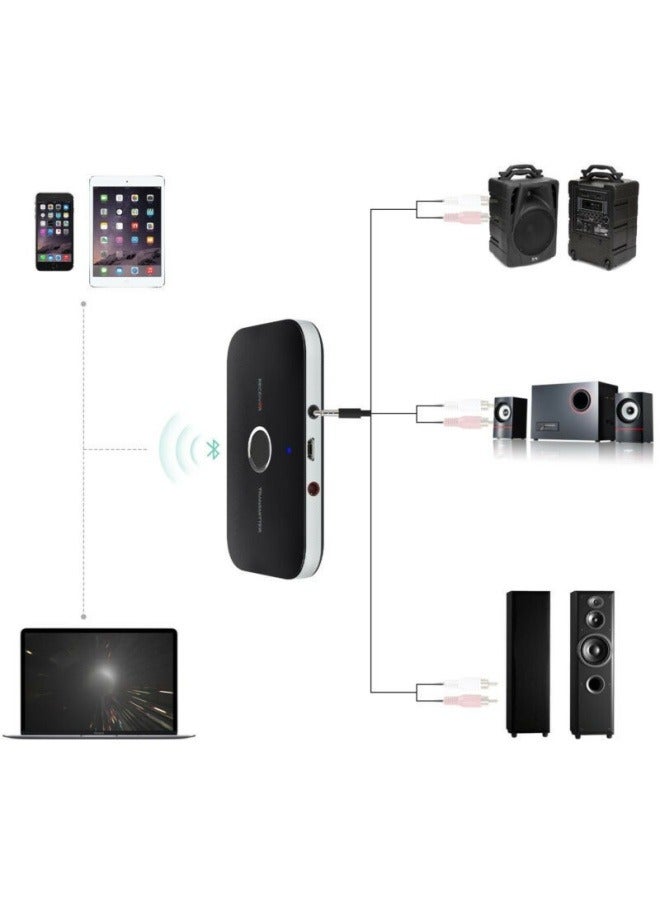 B6 Bluetooth adapter 5.0 Bluetooth transmitter receiver two-in-one wireless audio music stereo - Image 2