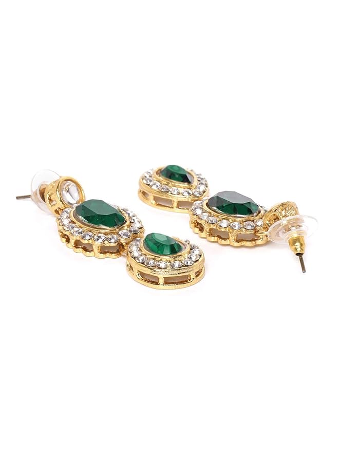 erorex Ethnic Jewelery Set For Women Golden Zpfk9597 - Image 5