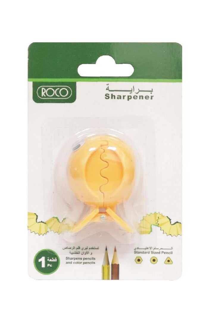 ROCO Pocket Sharpener Single Hole Assorted Color - Image 1