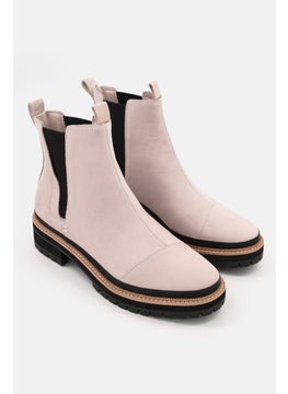TOMS Women Slip On Ankle Boots, Beige  - Image 1