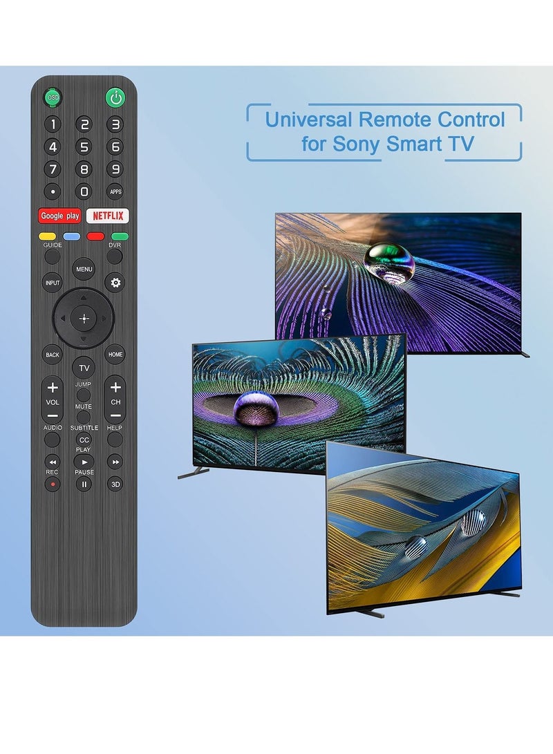 IAF RMF-TX500U Universal Remote Control for Sony Smart TV Bluetooth Remote All Sony Bravia LED OLED LCD 4K UHD HDTV HDR Android TV, with Google Play, Netflix Button - Image 3