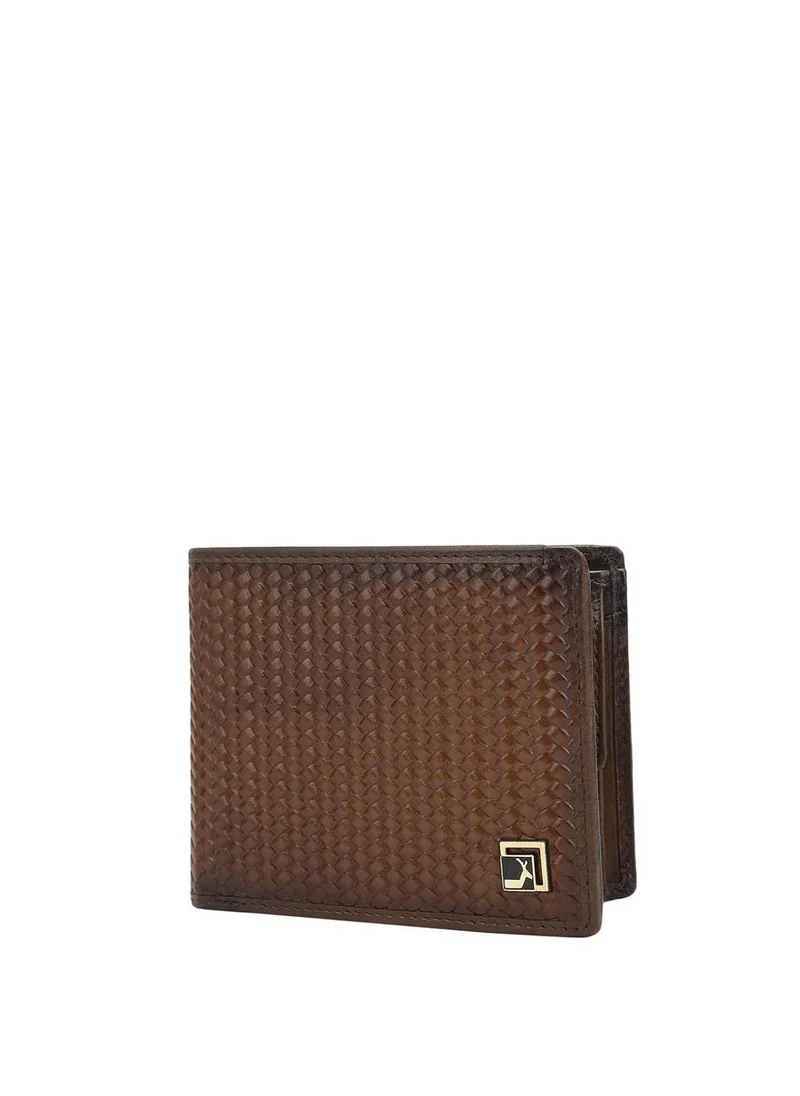 Da Milano Genuine Leather Brown Mens Wallet