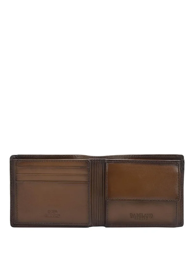 Da Milano  Genuine Leather Brown Mens Wallet for Men | Best Price UAE