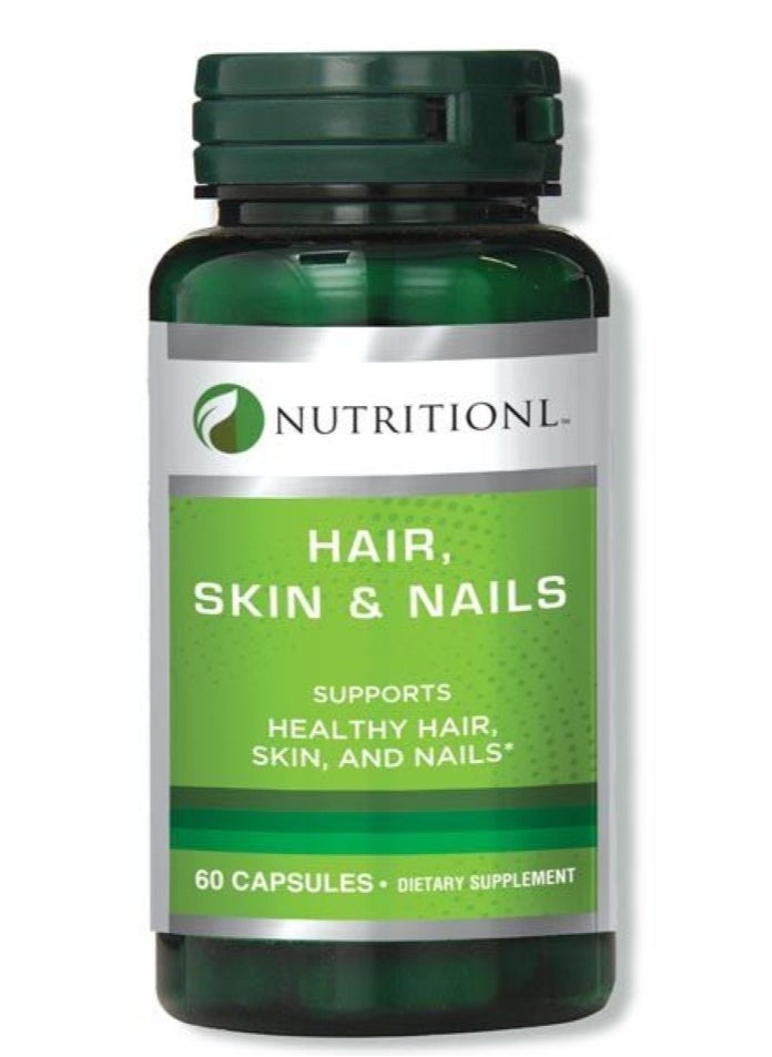 NUTRITIONL - Nutritionl Hair Skin & Nails Capsules 60's - Image 1