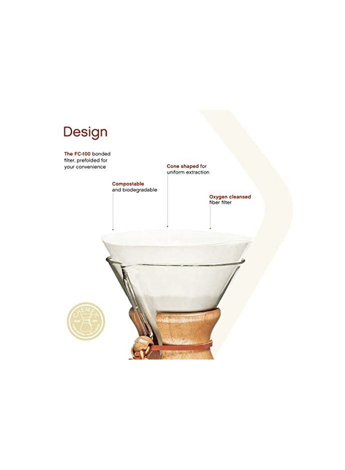 كيميكس فلاتر بتصميم ست اكواب غير مطوية من شركة كمكس ( 100 فلتر ) FP1 - Image 3