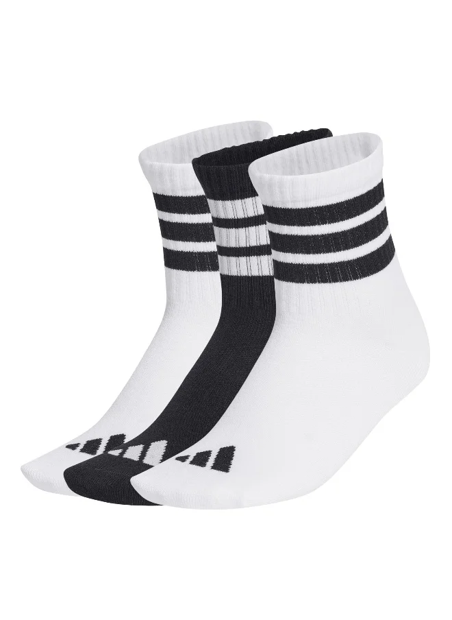 اديداس adidas ribbed 3pp unisex crew socks